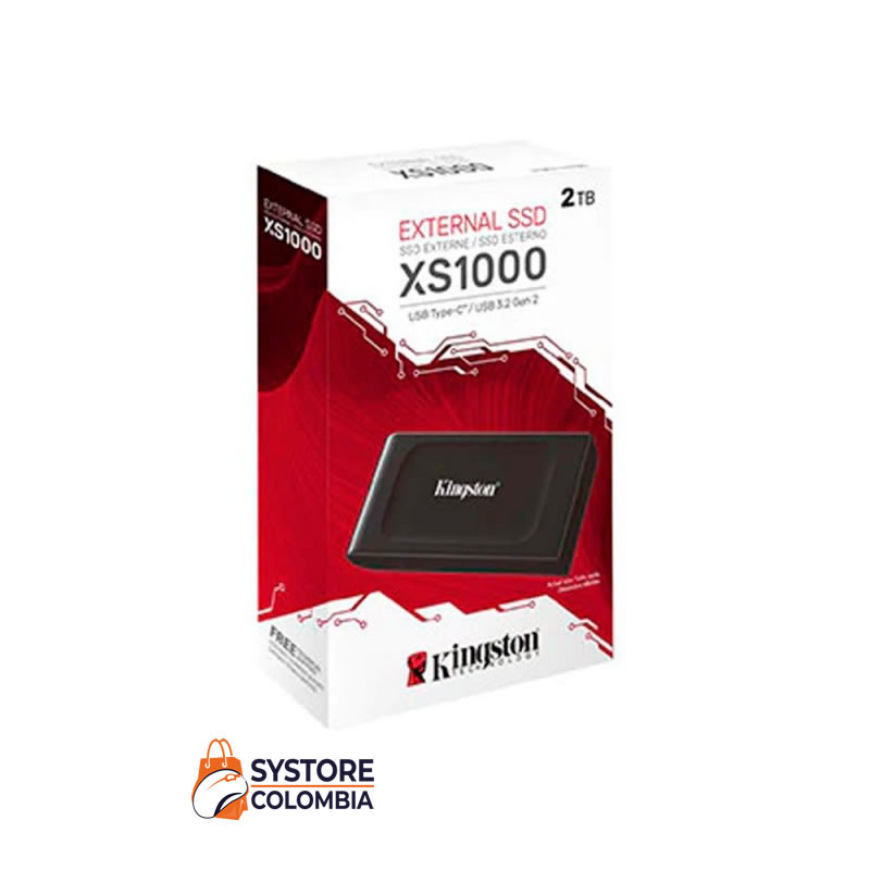 Disco Solido Externo 1TB Kingston XS1000 Tipo C SXS1000 1000G