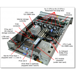 Servidor Rack Lenovo ThinkSystem SR650 V3 Intel Xeon Silver 4410Y 32gb 0tb Rack 2U 7D76A050LA