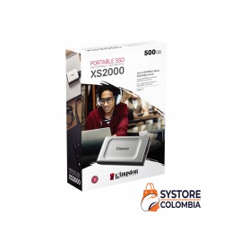 Disco Solido Externo 500GB Kingston XS2000 Tipo C 2000mb/s SXS2000/500G