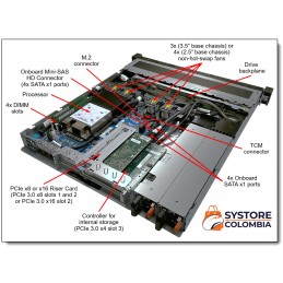 Servidor Lenovo ThinkSystem SR250 Xeon E-2224G 16GB 0TB 7Y521003LA