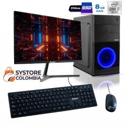 Computador Core i7 10700 4.8Ghz 8Gb 1TB W10 Pro Monitor 22"