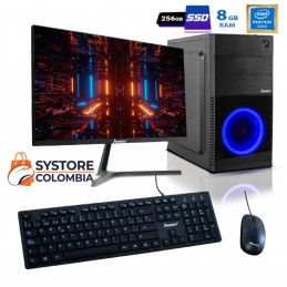 Computador Intel Celeron G5905 4GB Ram Disco 256gb Ssd Monitor 22"