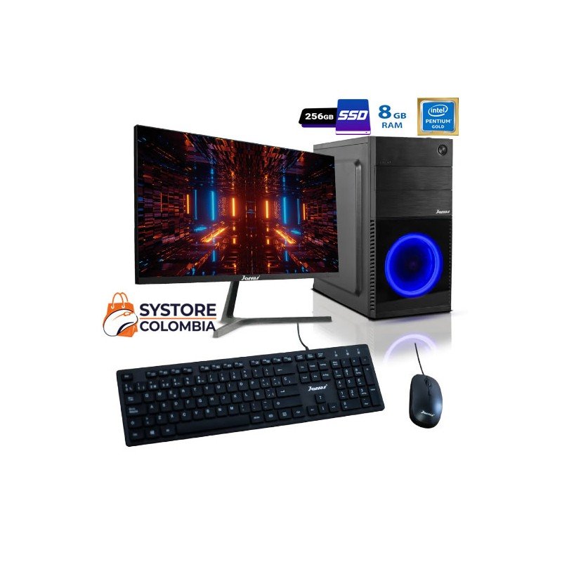 Computador Intel Celeron G5905 4GB Ram Disco 256gb Ssd Monitor 22" Computador Intel Celeron G5905 4GB Ram Disco 256gb Ssd Monitor 22"