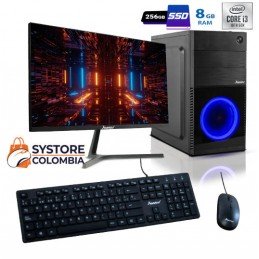 Computador Intel Core I3 12100 8Gb Ram 512gb Ssd Monitor 22"