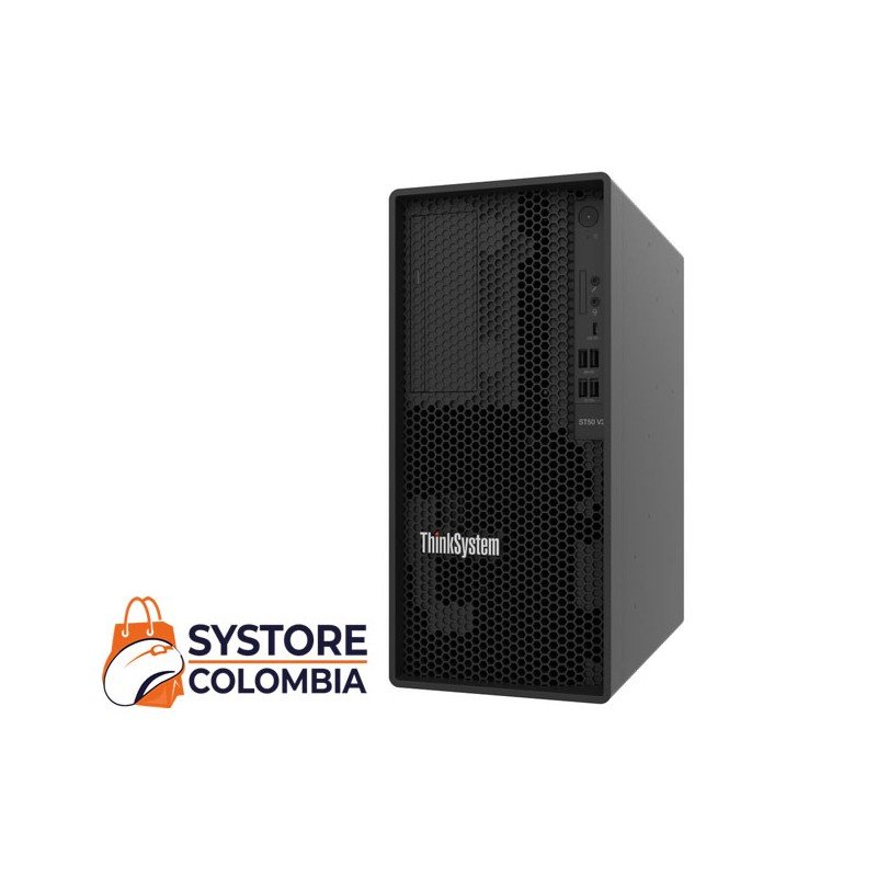 Servidor Lenovo ST50 V2 Xeon E2324G 16gb 2TB TV 4GB 7D8KA009LA