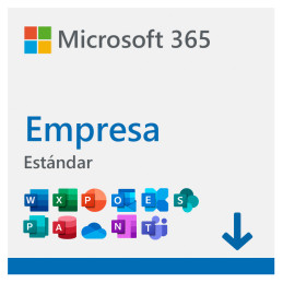 Licencia Microsoft 365 Empresa Estándar ESD 1 Año 1 Usuario 5 Disp KLQ-00219