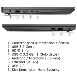 Portatil Lenovo V15 G2 ITL Core I3 1115G4 8Gb 256GB SSD Linux 15.6" 82KB014SLM