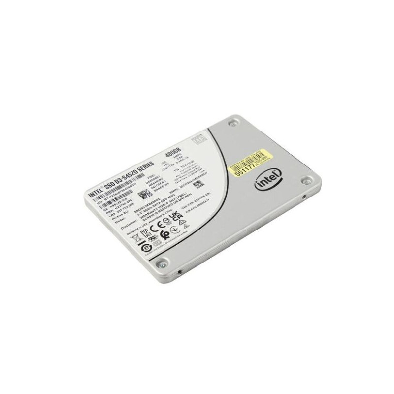 Disco Solido Servidor Intel 480GB SSD D3 S4520 Sata 6Gb SSDSC2KB480GZ01