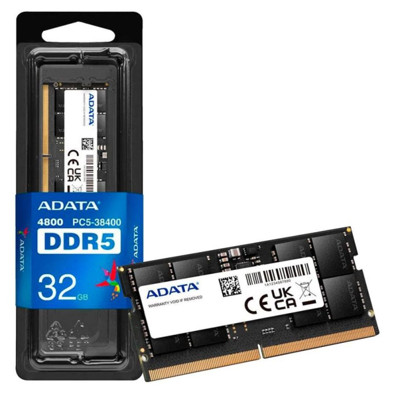 Memoria Ram Ddr5 32gb Adata 4800mhz Portatil AD5S480032G-S