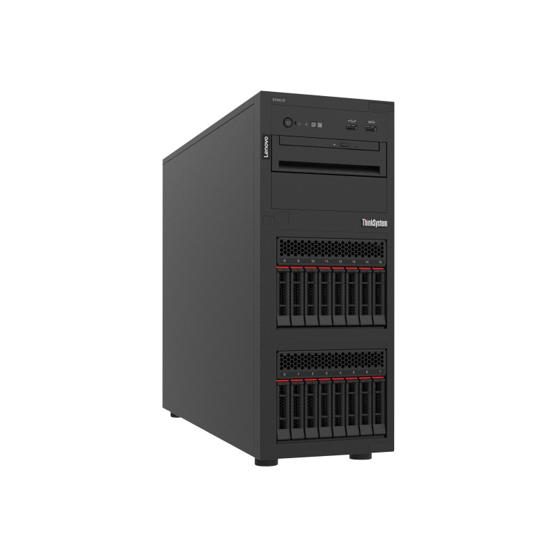 Servidor Lenovo ThinkSystem ST250 V2 Xeon E-2338G Octa Core 32GB 960gb 7D8F1000LA