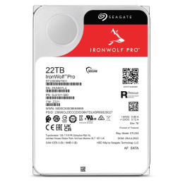 Disco Duro 22tb Nas Seagate Ironwolf Pro 7200rpm ST22000NT001