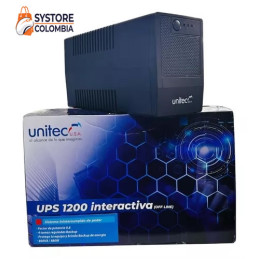 Ups Unitec Interactiva 1200 JNP-U1200 800VA 480W