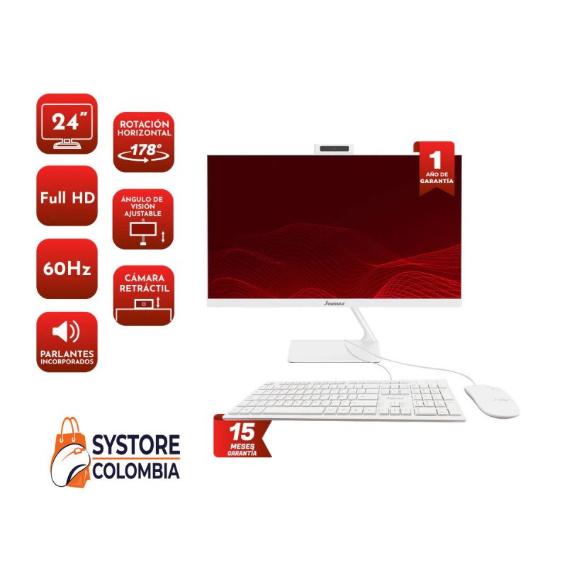 Todo en Uno Janus Core I5 14400 16Gb 512Gb 24" W11P Todo en Uno Janus Core I5 14400 16Gb 512Gb 24" W11P