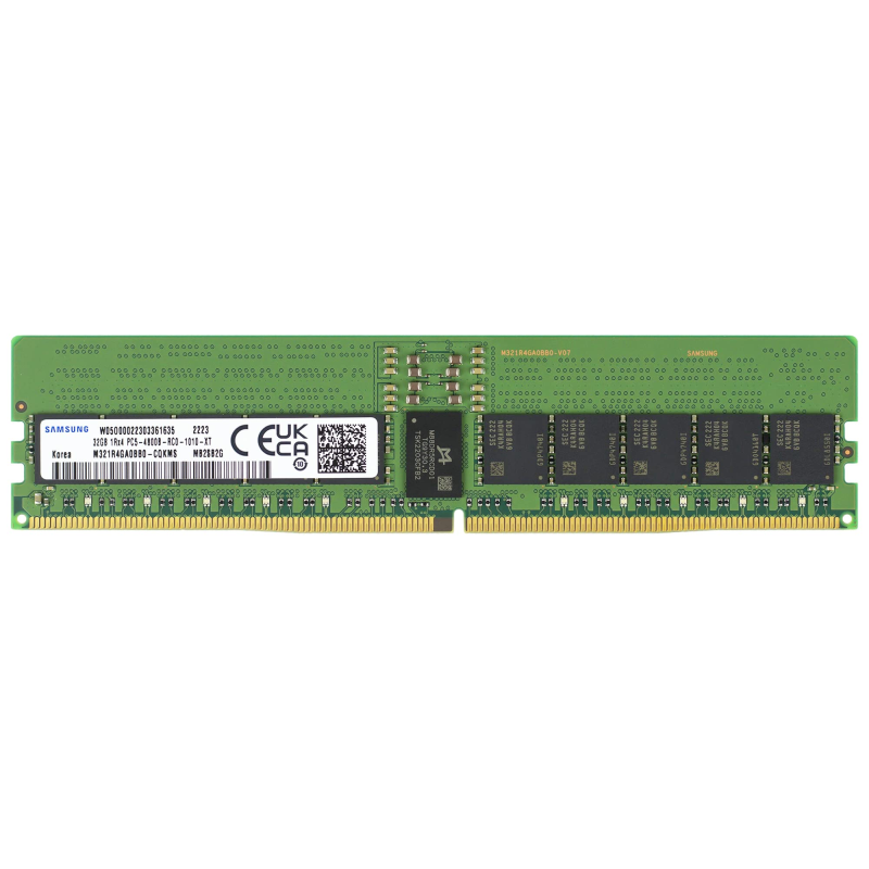 Memoria Ram Samsung 32gb Ddr5 ECC PC5 4800mhz Registro M321R4GA3BB6-CQKDS