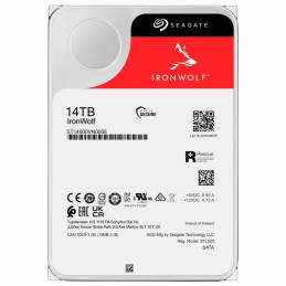 Disco Duro Nas 14tb Seagate Ironwolf  7200 RPM 256MB ST14000VN0008