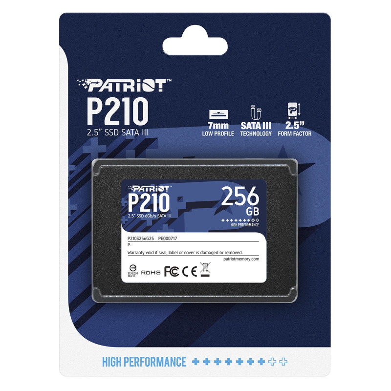 Disco Solido Sata3 256gb Patriot P210 P210S256G25