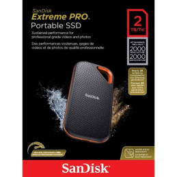 Disco Externo Solido 2TB SanDisk Extreme PRO SSD V2 SDSSDE81-2T00-G25