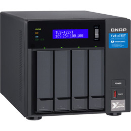 Servidor NAS QNAP TVS-472XT Core i3 0TB 4 Bahías