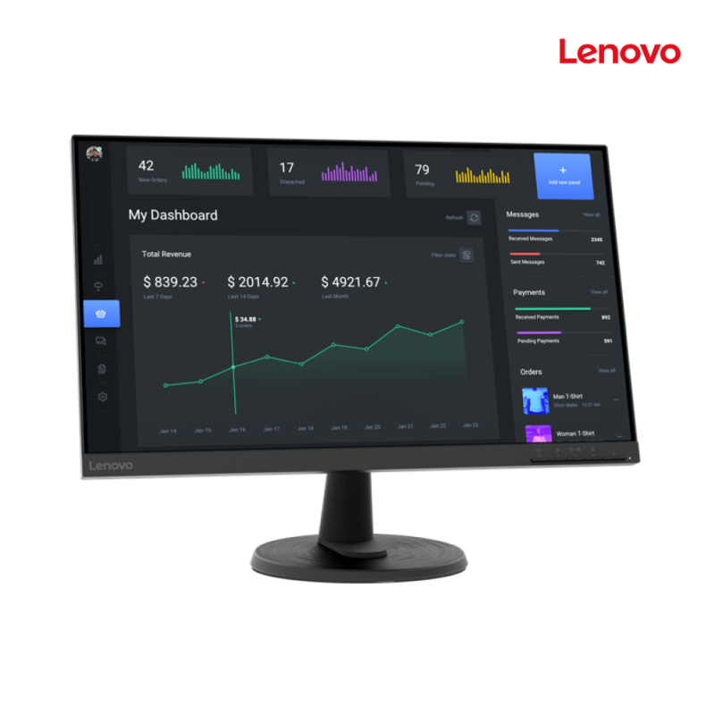 Monitor Lenovo ThinkVision 24" Hdmi Vga VA  C24-40 63DCKAR6LA