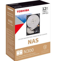 Disco Duro 12TB Nas Toshiba N300 Sata3 7200rpm HDWG21CXZSTA