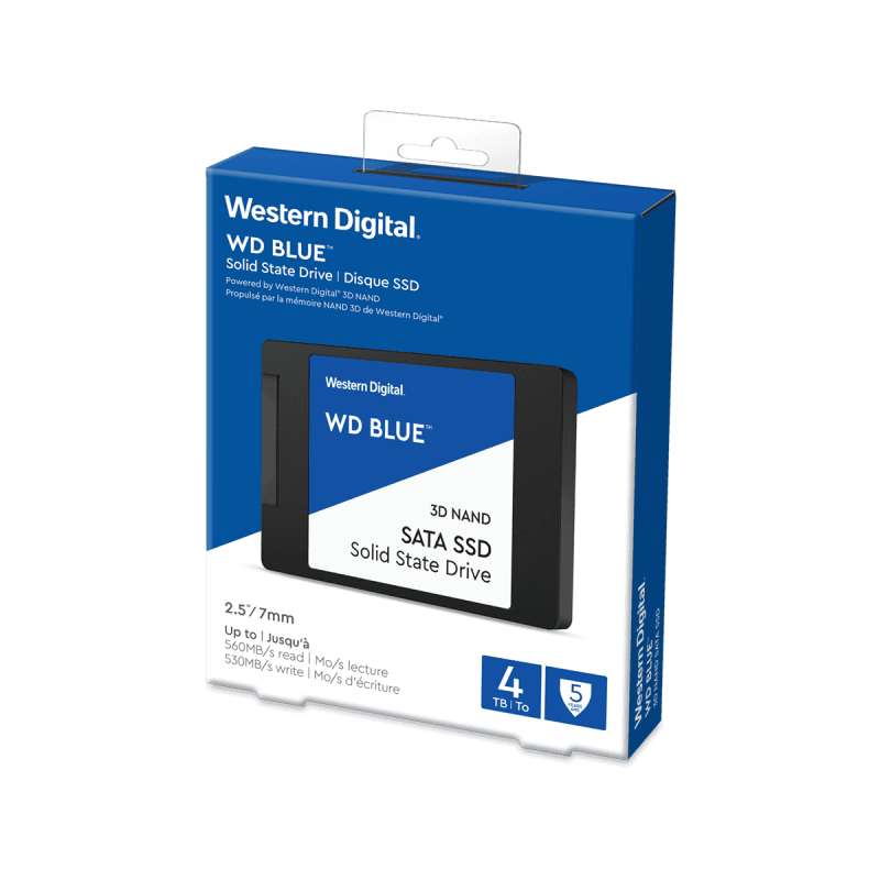 Disco Solido 4TB Western Digital Blue SA510 3D Nand Sata WDBB8H0040BNC Disco Solido 4TB Western Digital Blue SA510 3D Nand Sata WDBB8H0040BNC