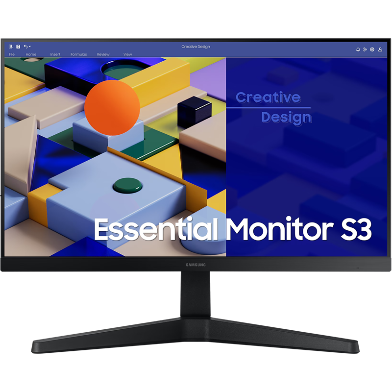 Monitor Samsung 24" FHD S3 Essencial 100Hz LS24D300GANXZA Monitor Samsung 24" FHD S3 Essencial 100Hz LS24D300GANXZA