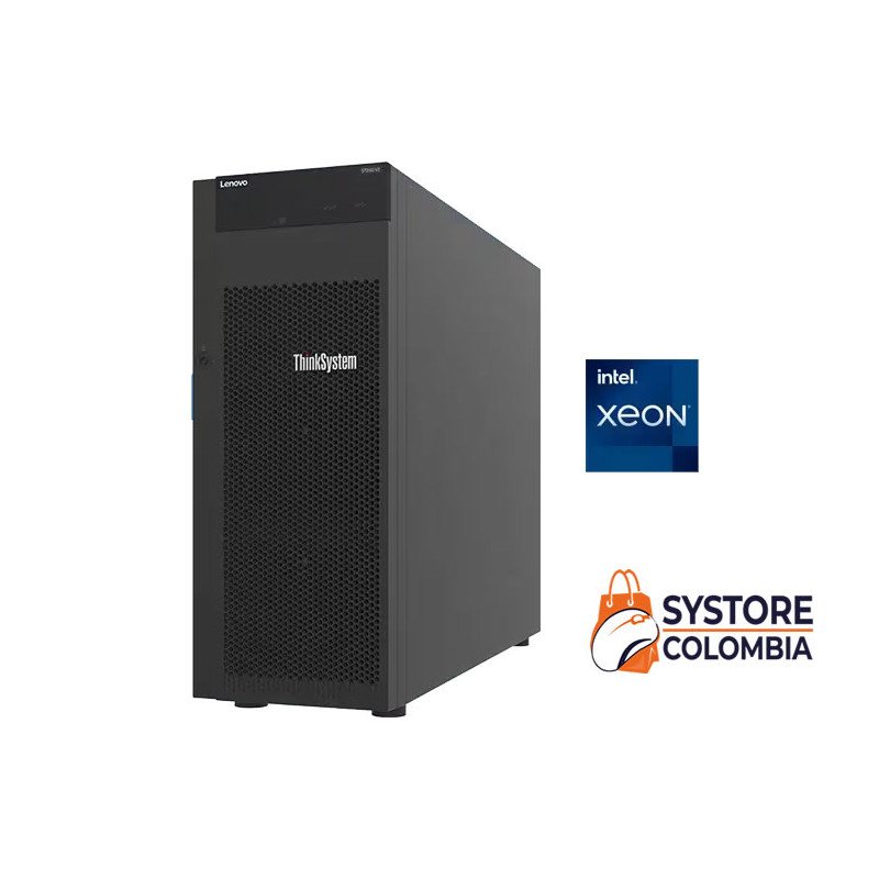 Servidor Lenovo ThinkSystem ST250 V3 Xeon E-2468 Octa Core 16GB 4TB 7DCEA02NLA Servidor Lenovo ThinkSystem ST250 V3 Xeon E-2468 Octa Core 16GB 4TB 7DCEA02NLA