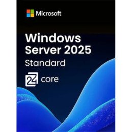 Microsoft Windows Server 2025 Standard 24 Cores Comercial Perpetuo DG7GMGF0PWHD