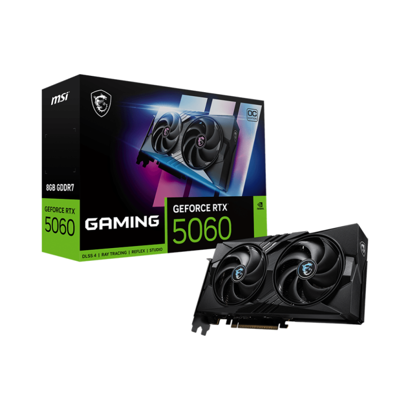 Tarjeta de Video Msi RTX 5060 8Gb Gamng OC Tarjeta de Video Msi RTX 5060 8Gb Gamng OC