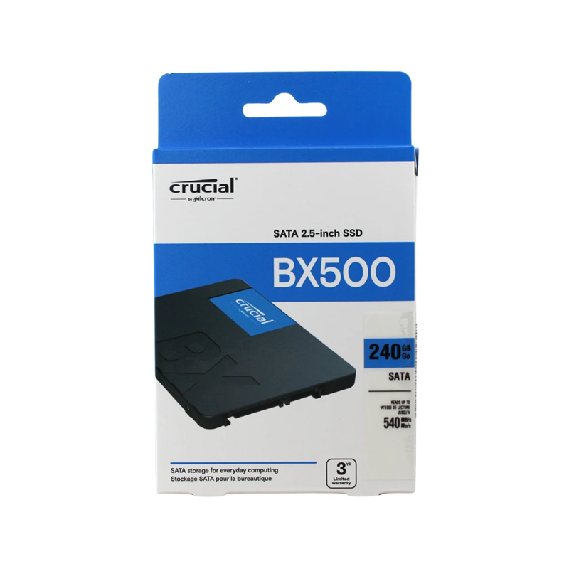 Disco Sólido 240Gb Crucial BX500 Sata3 CT240BX500SSD
