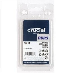 Memoria Ram Ddr5 16gb Crucial 5600mhz Portatil CT16G56C46S5
