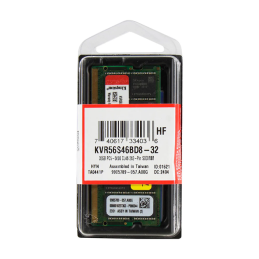 Memoria Ram Ddr5 32gb Para portatil 5600mhz Kingston  KVR56S46BD8-32