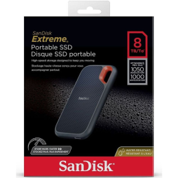 Disco Solido Externo 8TB Sandisk Extreme V2 SDSSDE61-8T00-G25