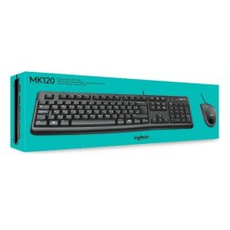 Combo Logitech Teclado y Mouse Usb MK120 920-004428 Combo Logitech Teclado y Mouse Usb MK120 920-004428