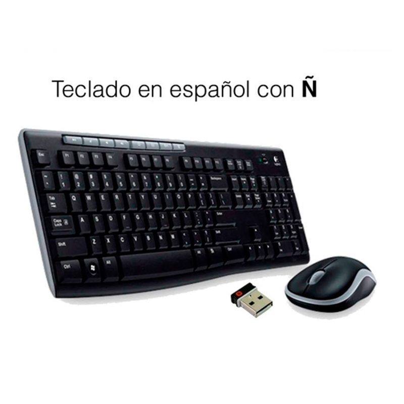 Combo Logitech Teclado y Mouse Inalambrico MK270 920-004432 Combo Logitech Teclado y Mouse Inalambrico MK270 920-004432