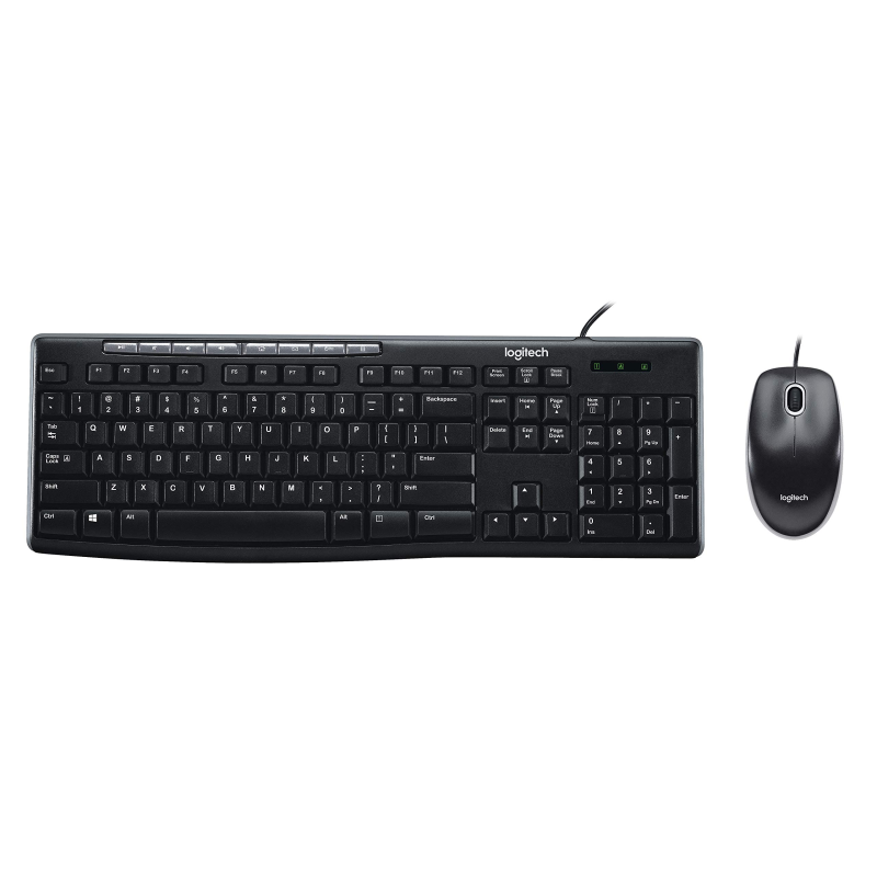Combo Logitech Teclado y Mouse Usb MK200 920-002716 Combo Logitech Teclado y Mouse Usb MK200 920-002716