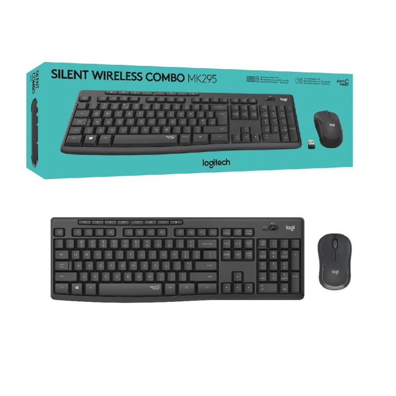 Combo Logitech Teclado y Mouse Inalambrico MK295 920-009792 Combo Logitech Teclado y Mouse Inalambrico MK295 920-009792