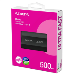 Disco Solido Externo 500GB Adata SD810 Tipo C SD810-500G-CBK
