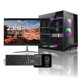 Computador Gamer Intel Core I5 12400 16Gb Ram 512gb ssd Monitor 24" W11P