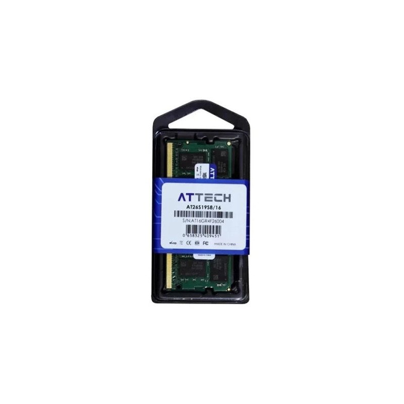 Memoria Ram 32gb Ddr4 Attech 3200mhz para portátil AT3200D4S22/32GB