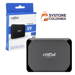 Disco Externo Sólido 1Tb Crucial X9 USB 3.2 USB-C USB-A CT1000X9SSD9