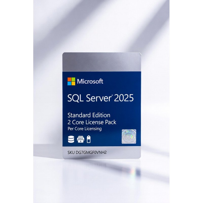 Licencia SQL Server 2025 Standard core - 2 core License Pack DG7GMGF0VNH2