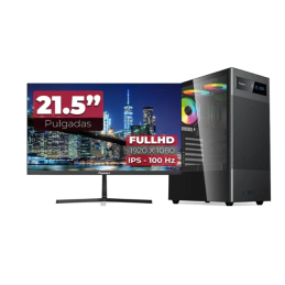 Computador Gamer Intel Core I5 14400 16Gb Ram 512gb ssd Monitor 22" Systore colombia