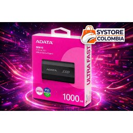 Disco Externo Solido Adata SD810 1TB Tipo C SD810-1000G-CBK