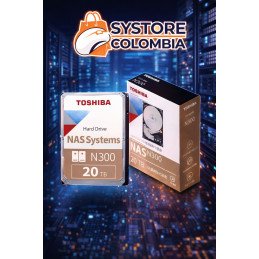 Disco Duro 20TB Nas Toshiba N300 Sata3 7200rpm HDWG62AXZSTA