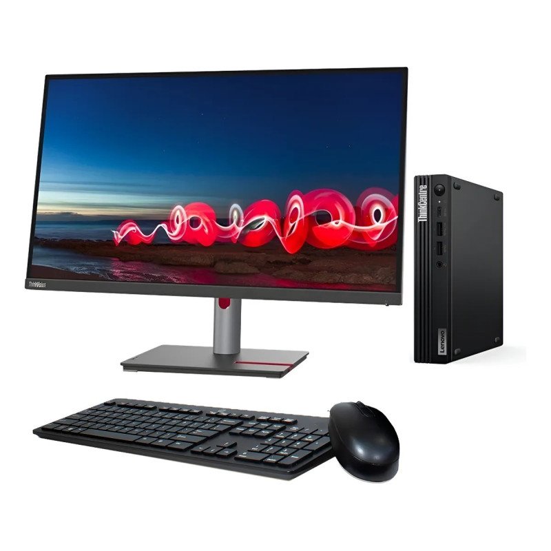 Lenovo ThinkCentre M70q Gen 5 Core I3 14100T 16GB 512GB W11P Monitor 19" 12TESH7R00 Systore Colombia