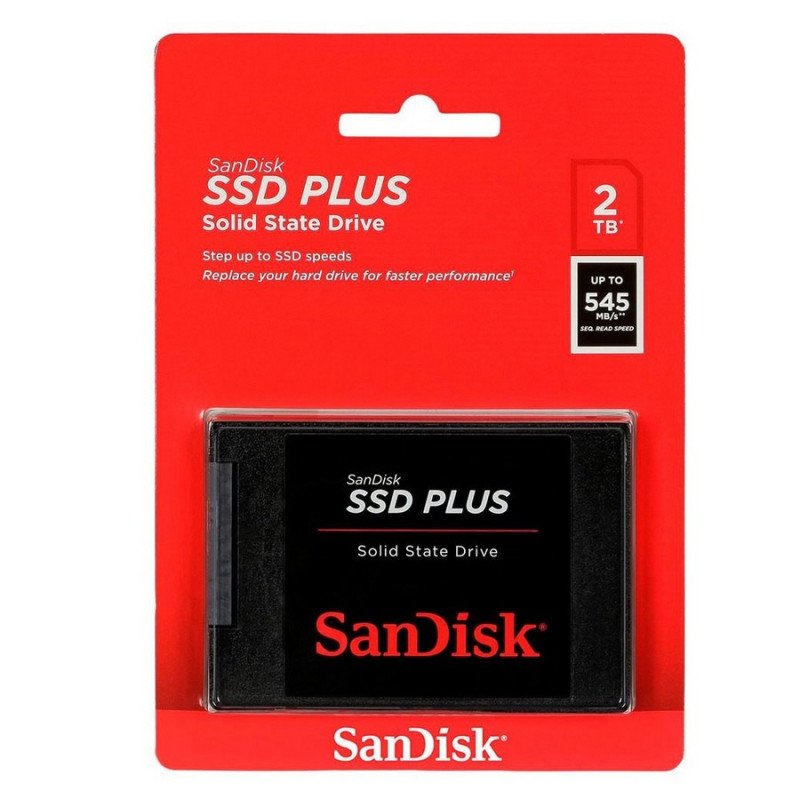 Disco Solido 2TB Sandisk SSD Plus Sata 2.5" SDSSDA-2T00-G26 Systore Colombia