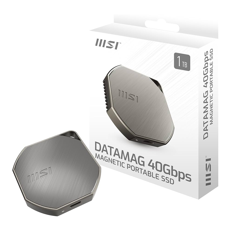 Disco Solido Externo 1TB MSI DATAMAG 1600MB/S TIPO C DATAMAG 20GBPS 1TB