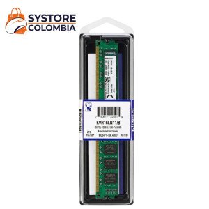 Memoria Ram Ddr3L Pc 8Gb Kingston 1600 MHZ KVR16LN11/8