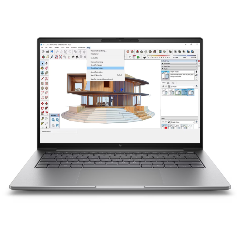 HP Zbook 8 G1i 14 Intel Core Ultra 7 255H  32Gb 1Tb Ssd 14" W11P TV4GB D5HH8LT